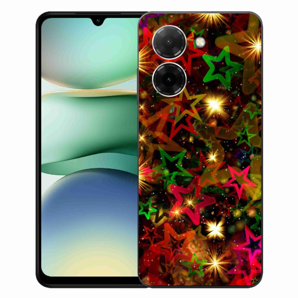 Gelový kryt mmCase na Xiaomi Redmi A5 (171.7x77.8x8.3mm) - barevné hvězdičky