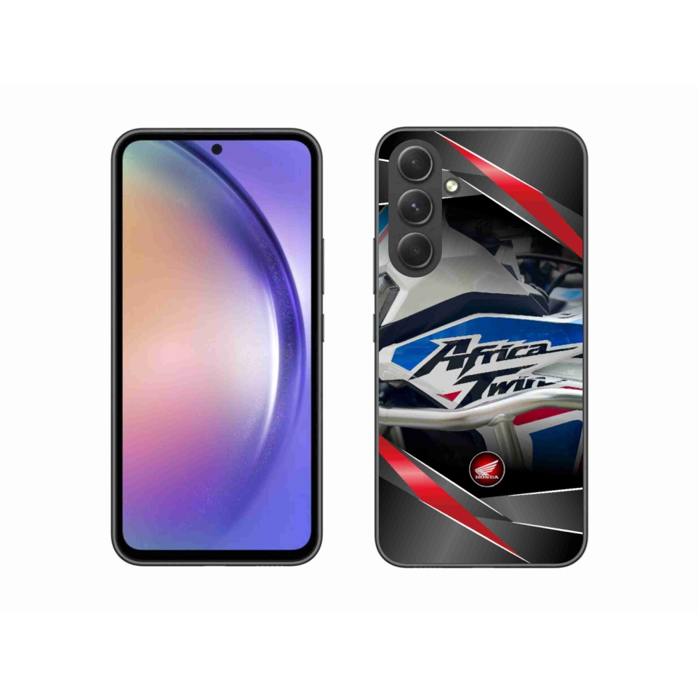 Gelový kryt mmCase na Samsung Galaxy A54 5G - motorka honda
