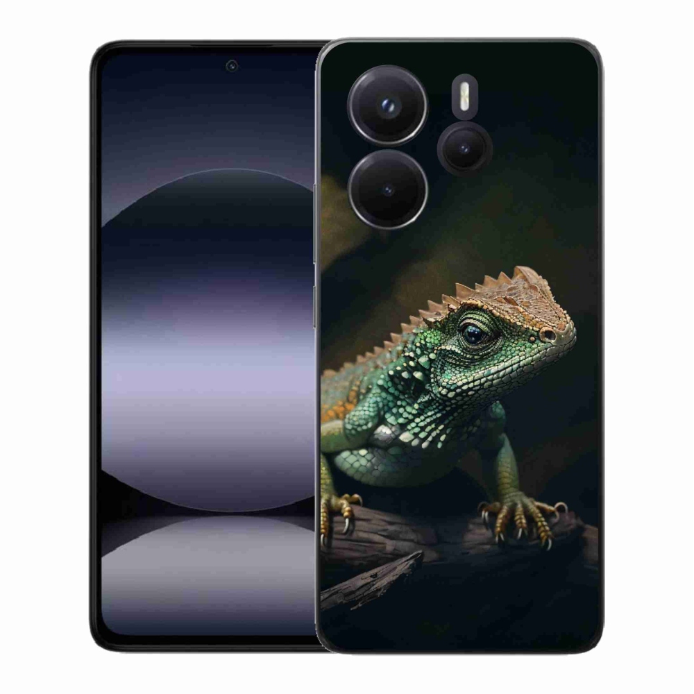 Gelový kryt mmCase na Xiaomi Redmi Note 14 - ještěr