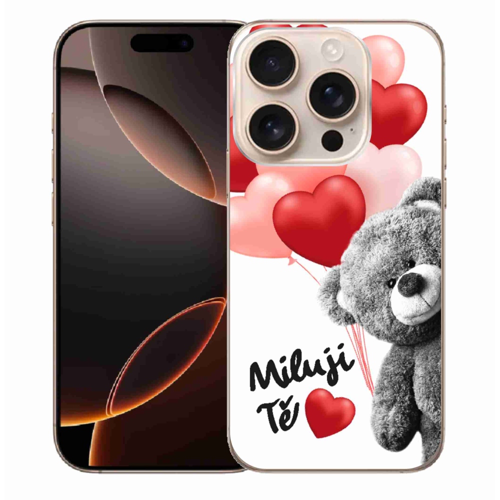 Gelový kryt mmCase na iPhone 16 Pro Max - miluji Tě