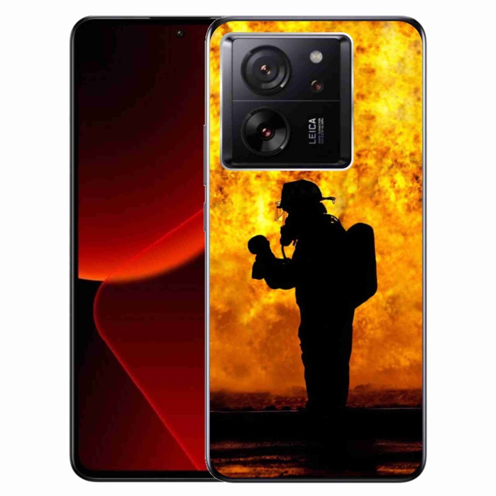 Gelový kryt mmCase na Xiaomi 13T/13T Pro - hasič