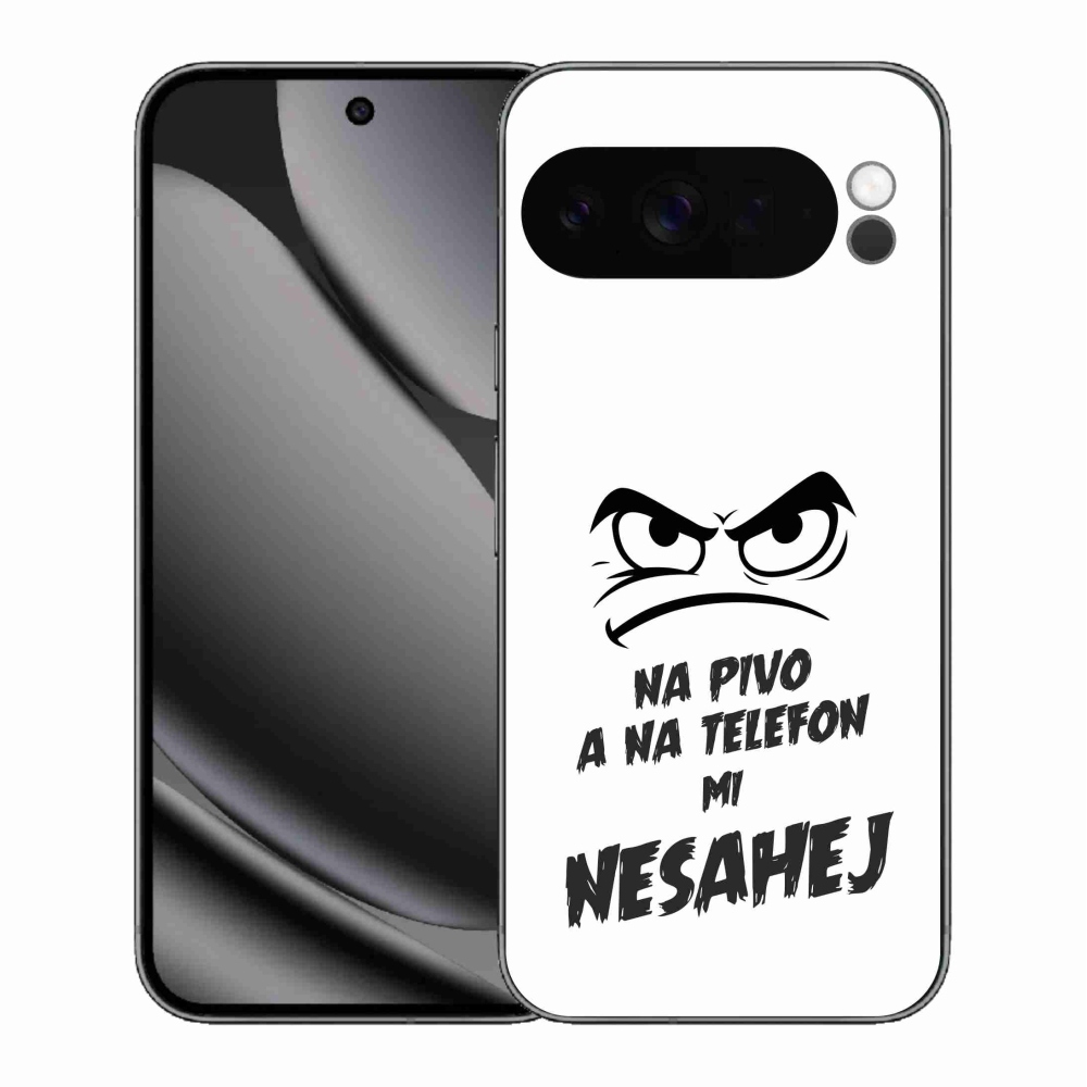 Gelový kryt mmCase na Google Pixel 10 Pro XL - pivní motiv 2 bílé pozadí