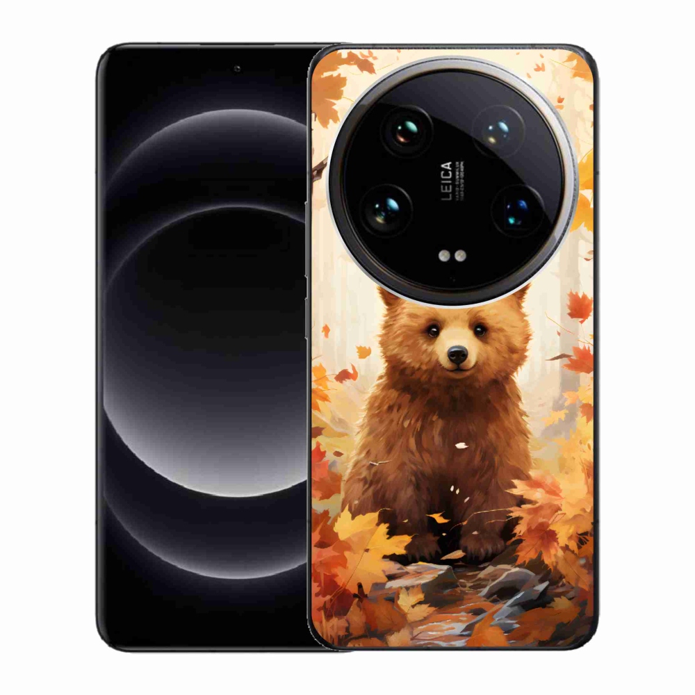 Gelový kryt mmCase na Xiaomi 14 Ultra - medvěd v lese