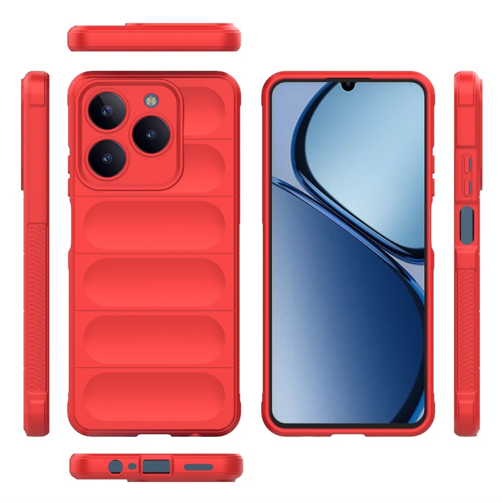 Rugg odolný gelový obal na Realme C61 - červený