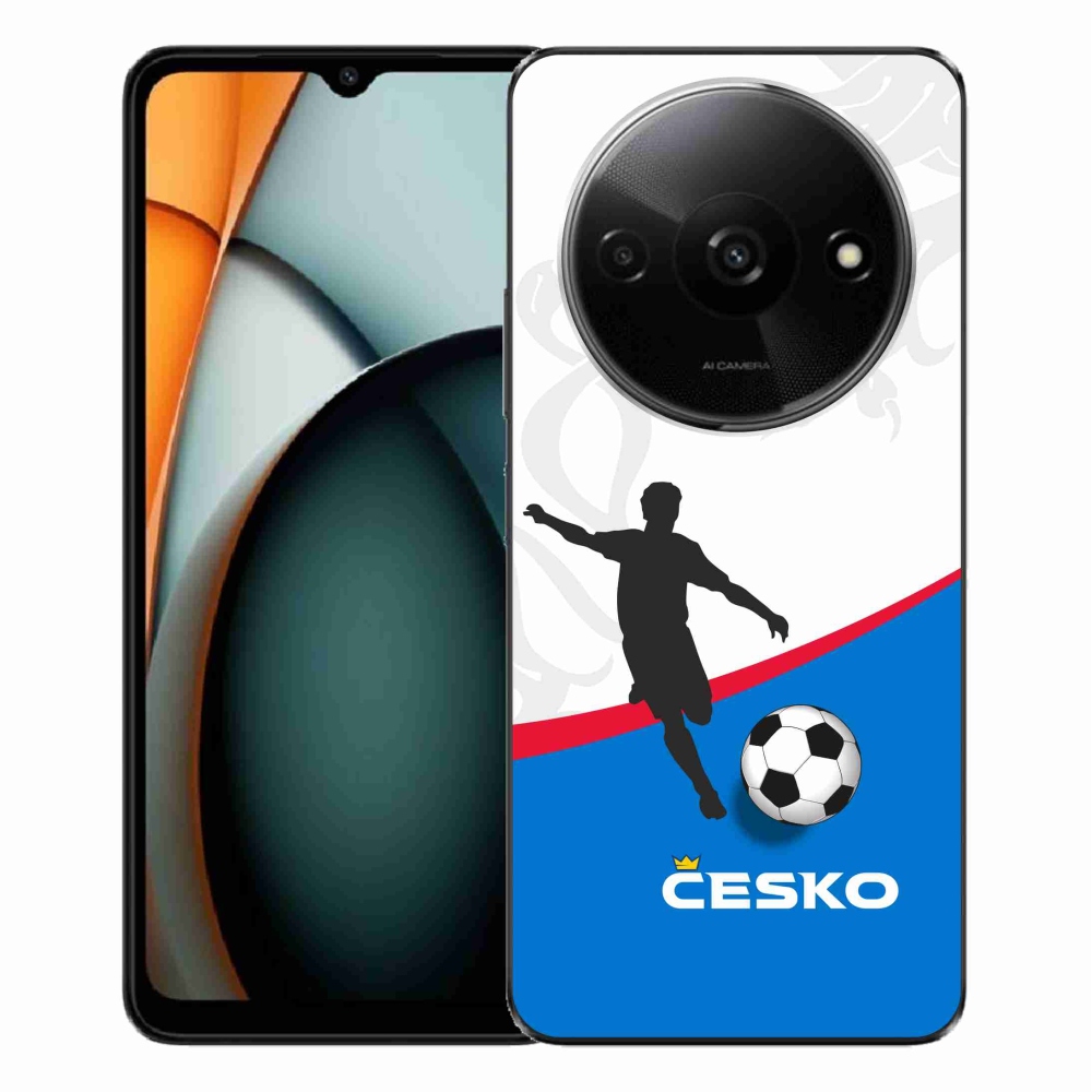 Gelový kryt mmCase na Xiaomi Redmi A3  - fotbal Česko 1