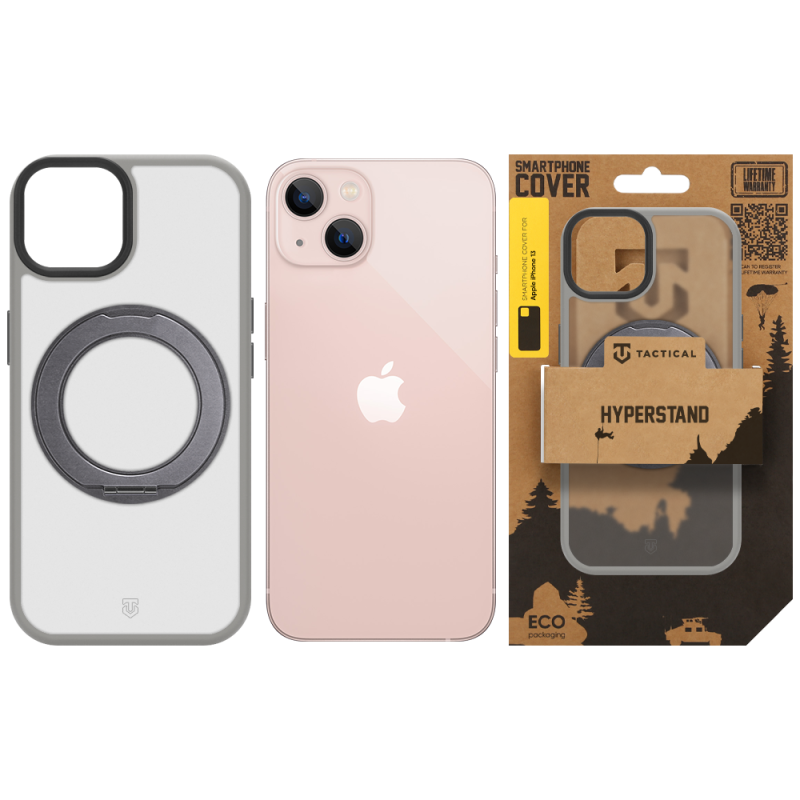 Tactical MagForce Hyperstand Kryt pro Apple iPhone 13 Light Grey