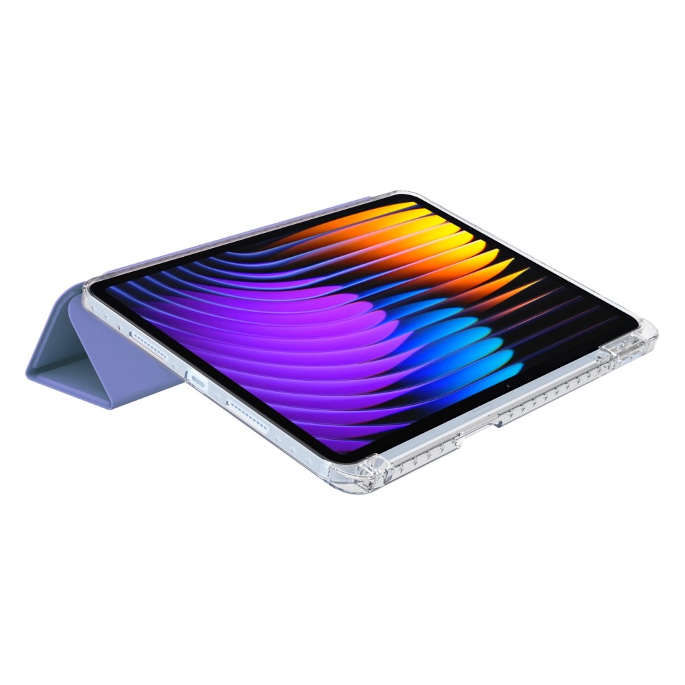 Origami chytré polohovací pouzdro na tablet Xiaomi Pad 7/7 Pro - tmavěfialové