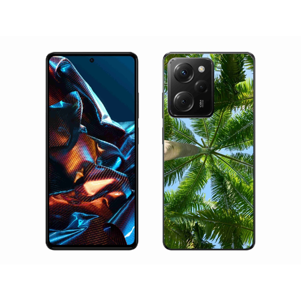 Gelový kryt mmCase na Xiaomi Poco X5 Pro 5G - palmy
