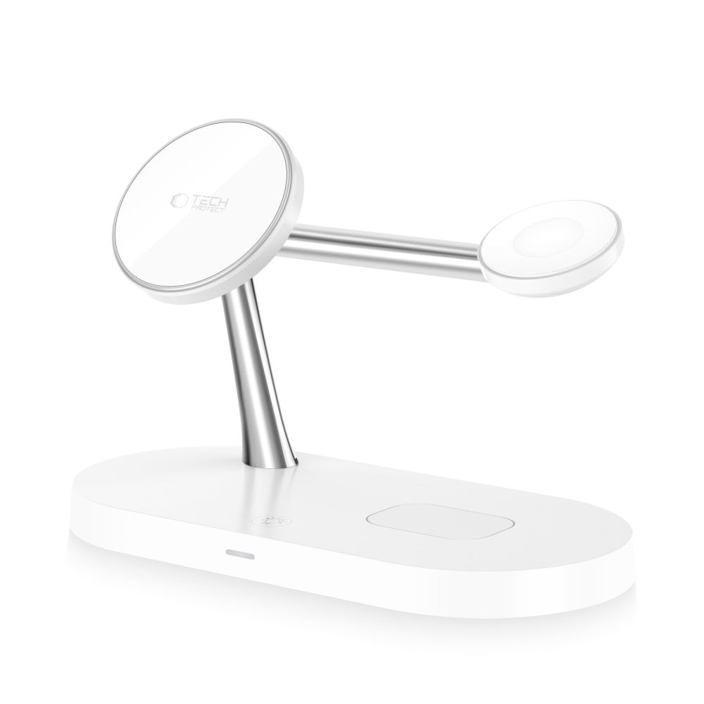 Tech-Protect A12 3v1 nabíjecí stojánek - bílý