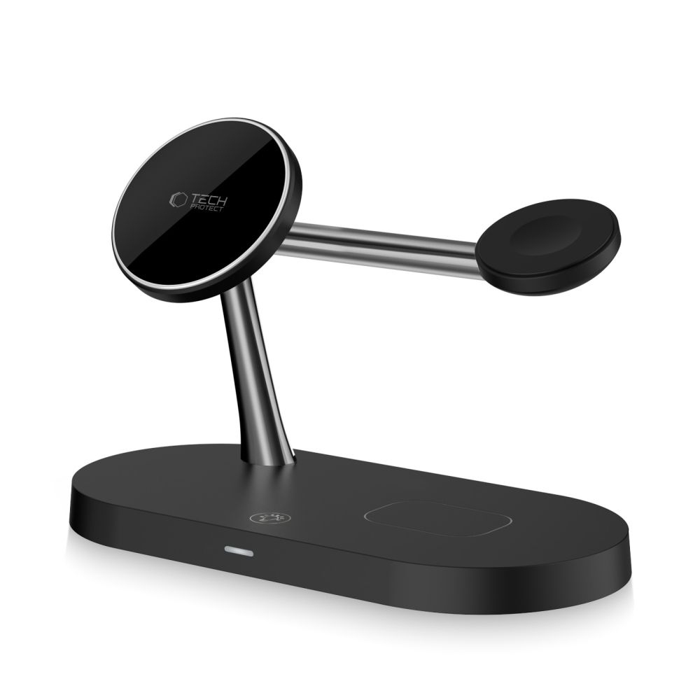 Tech-Protect A12 3v1 nabíjecí stojánek - černý