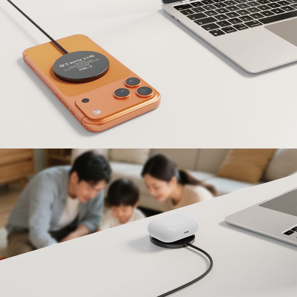 Tech-Protect bezdrátová nabíječka A50 Magnetic MagSafe 25W Qi2.2 - černá