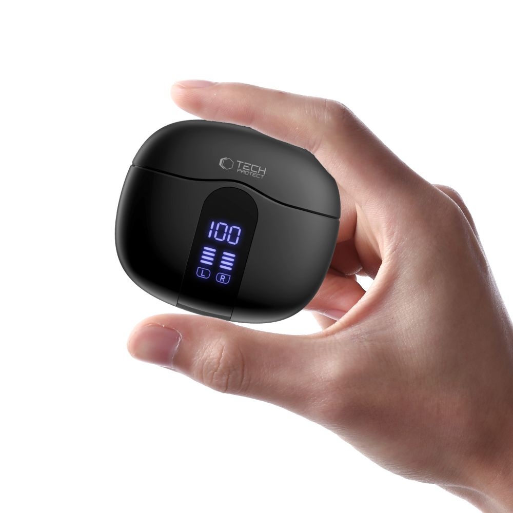 Tech-Protect bezdrátová sluchátka UltraBoost TWS Earphone Core G2  - černé