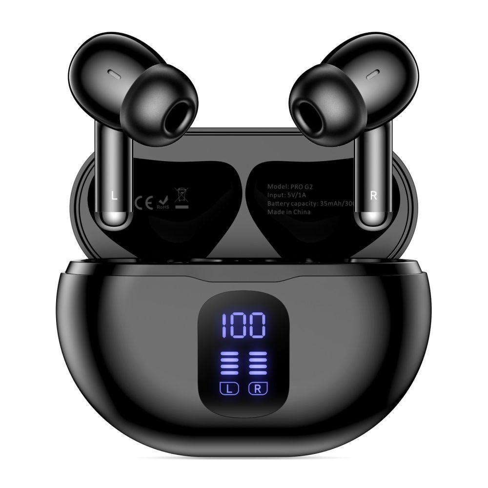 Tech-Protect bezdrátová sluchátka UltraBoost TWS Earphone Pro G2  - černé