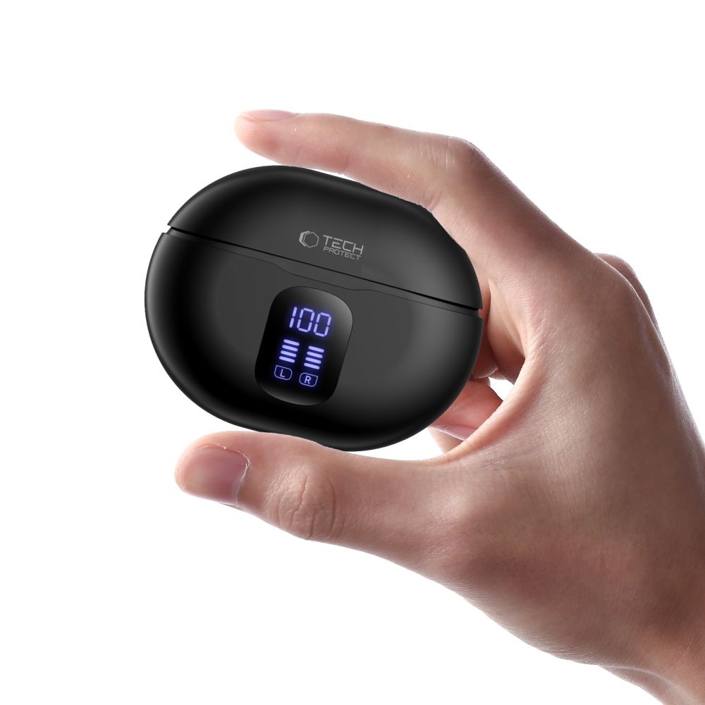 Tech-Protect bezdrátová sluchátka UltraBoost TWS Earphone Pro G2  - černé