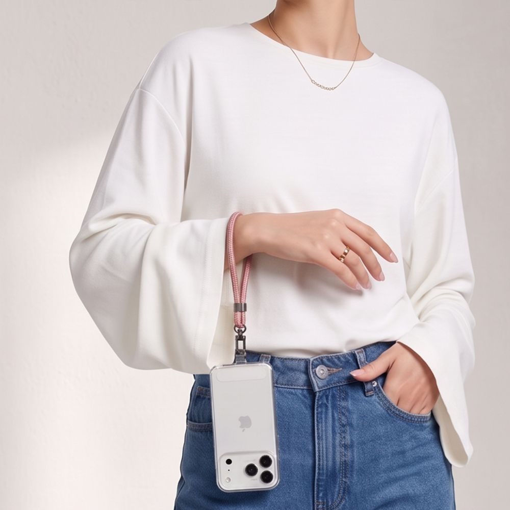 Tech-Protect C11S šňůrka na zápěstí - rose