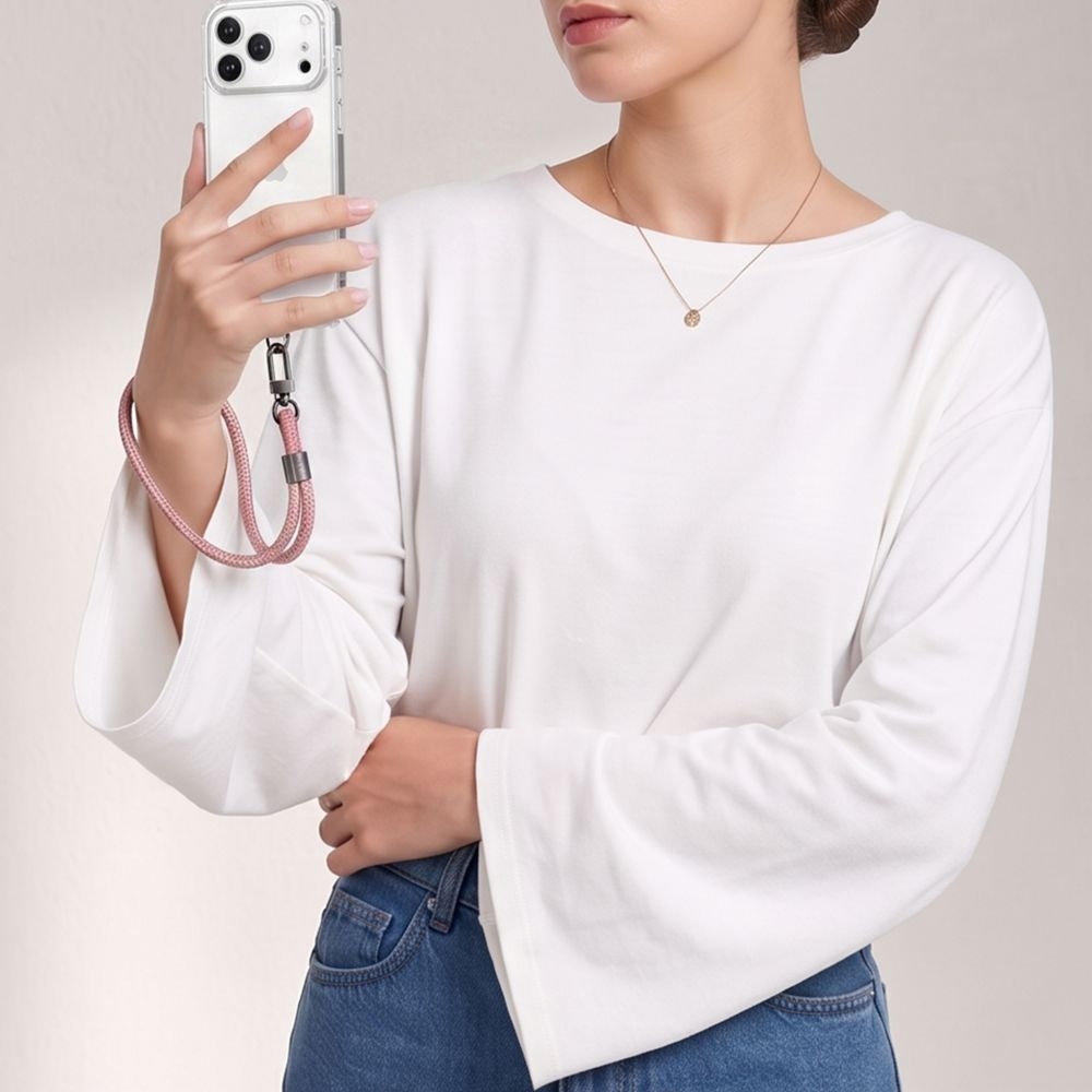 Tech-Protect C11S šňůrka na zápěstí - rose