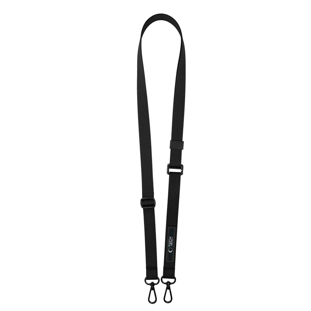 Tech-Protect C6S Rope CrossBody šňůrka/popruh na mobil - černý