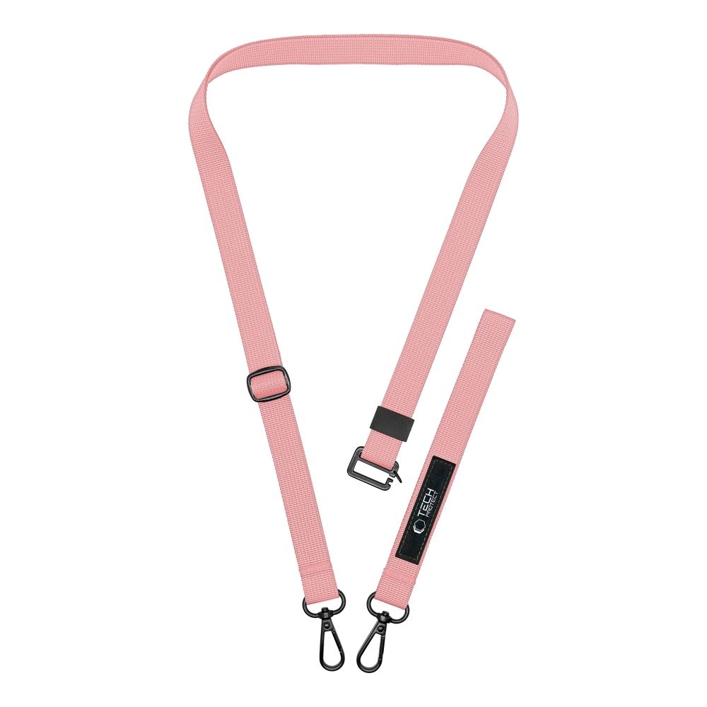Tech-Protect C6S Rope CrossBody šňůrka/popruh na mobil - růžový