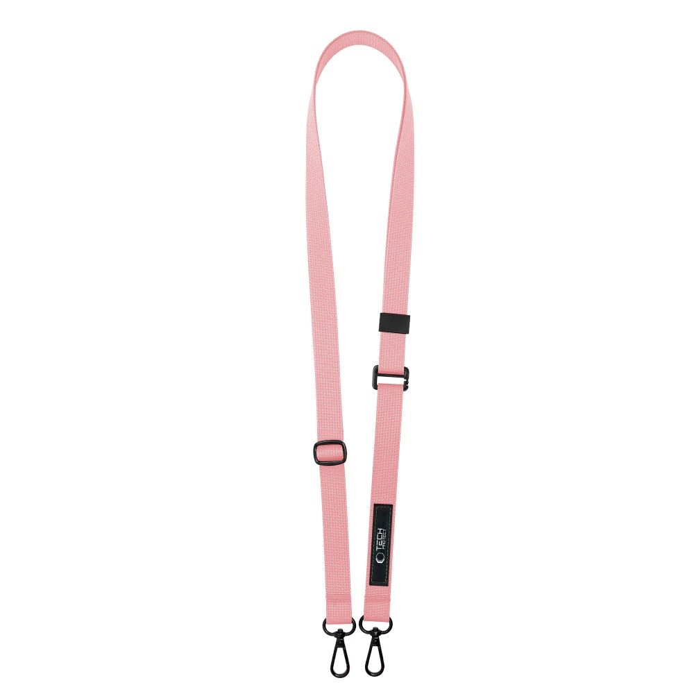 Tech-Protect C6S Rope CrossBody šňůrka/popruh na mobil - růžový