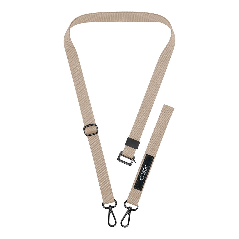 Tech-Protect C6S Rope CrossBody šňůrka/popruh na mobil - světlehnědý