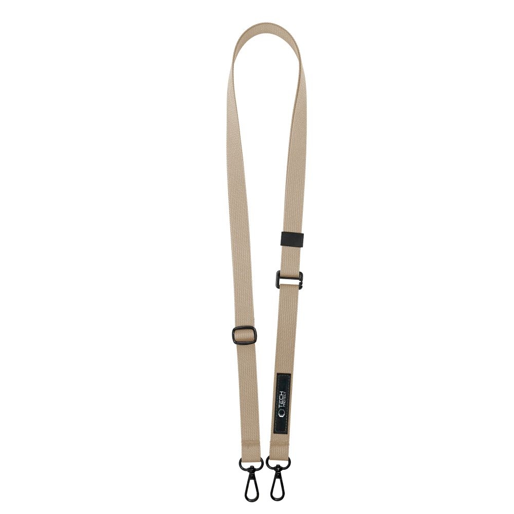 Tech-Protect C6S Rope CrossBody šňůrka/popruh na mobil - světlehnědý