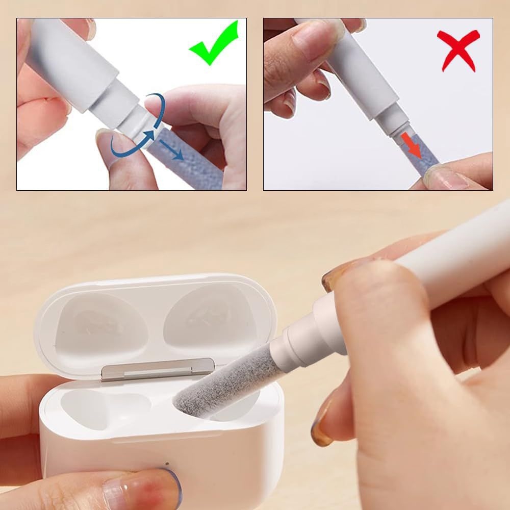 Tech-Protect CS02 čisticí sada 3v1 pro bezdrátová sluchátka