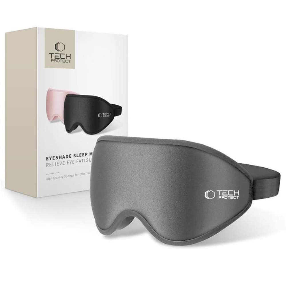 Tech-Protect EyeShade 3D maska na spaní - šedá