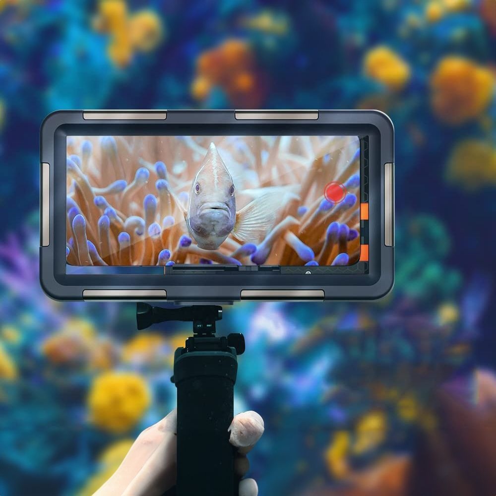 Tech-Protect IPX8 univerzální vodotěsné pouzdro na potápění - černé