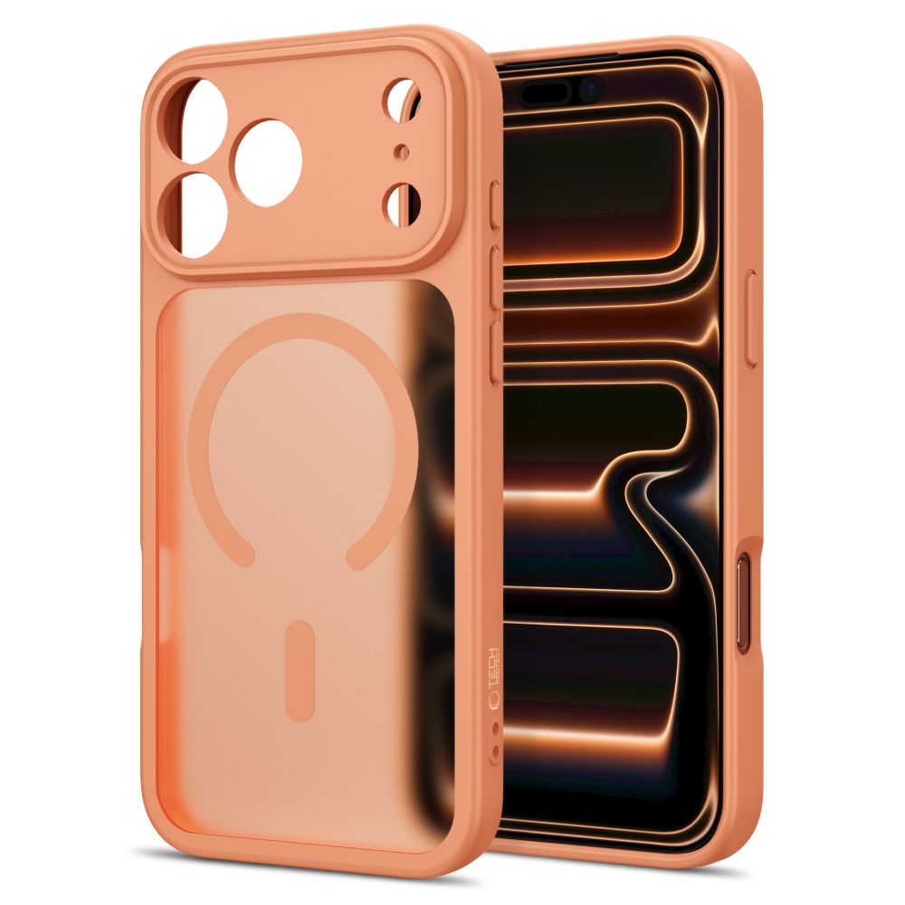 Tech-Protect kryt BasicMag s MagSafe na iPhone 17 Pro Max/18 Pro Max - oranžový