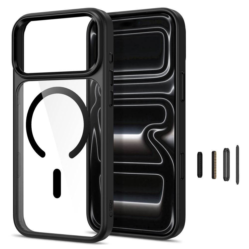 Tech-Protect Magmat MagSafe CC obal na iPhone 17 Pro/18 Pro - černý