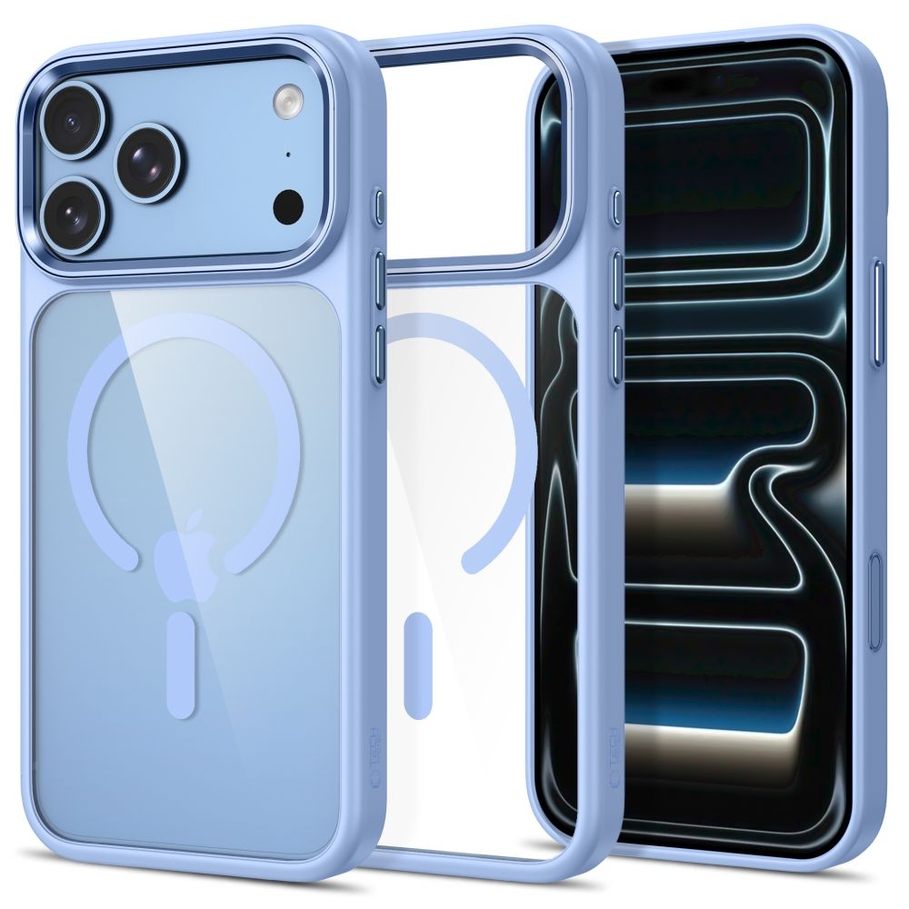Tech-Protect Magmat MagSafe CC obal na iPhone 17 Pro Max/18 Pro Max - světlemodrý