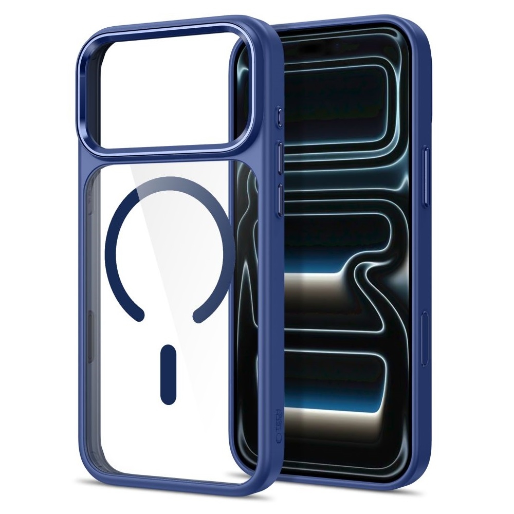 Tech-Protect Magmat MagSafe CC obal na iPhone 17 Pro Max/18 Pro Max - tmavěmodrý