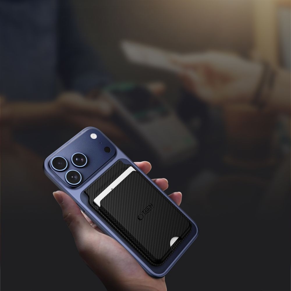 Tech-Protect Magsafe univerzální magnetické pouzdro na karty - carbon