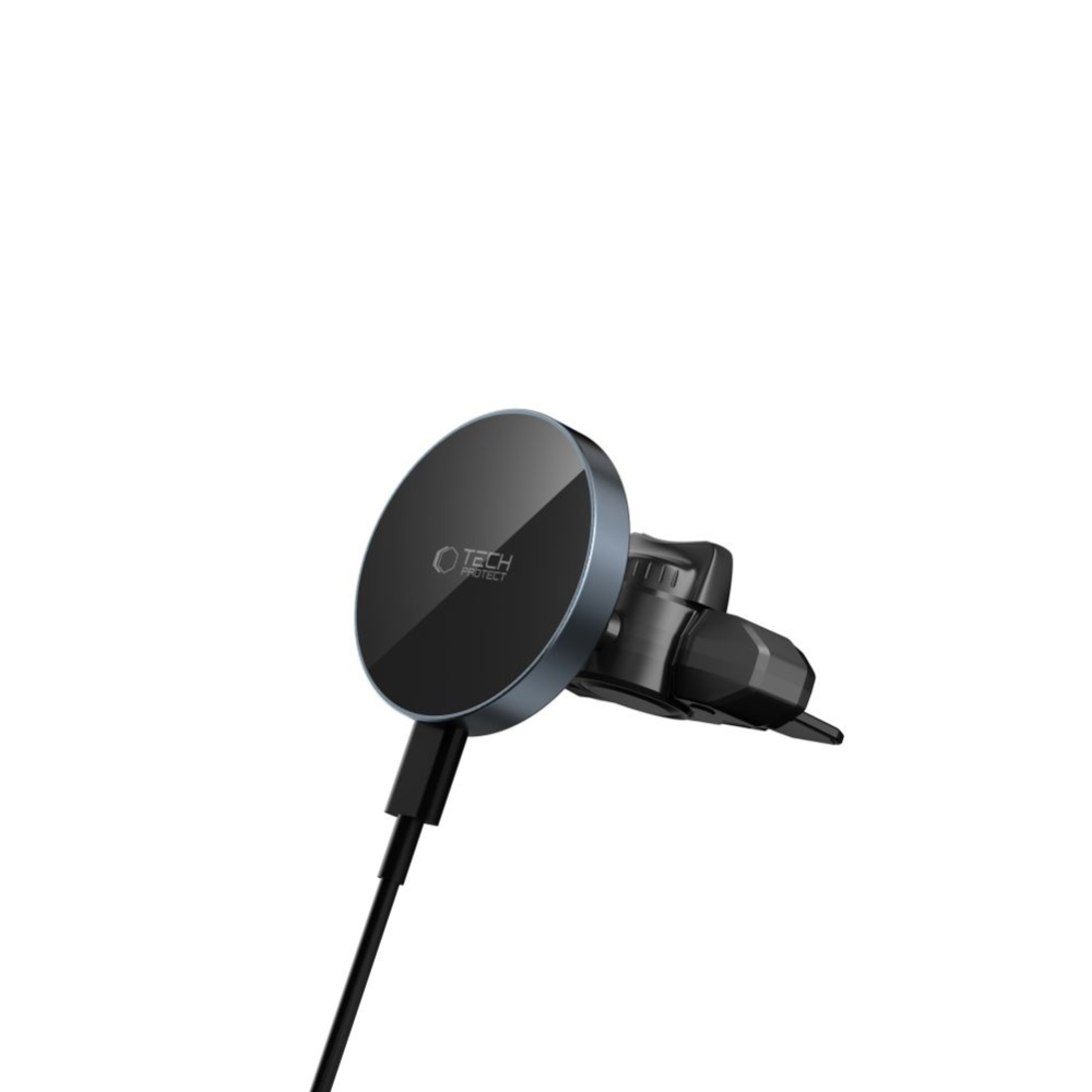 Tech-Protect MM15W-V5 CD & Vent MagSafe držák do auta s bezdrátovým nabíjením - černý