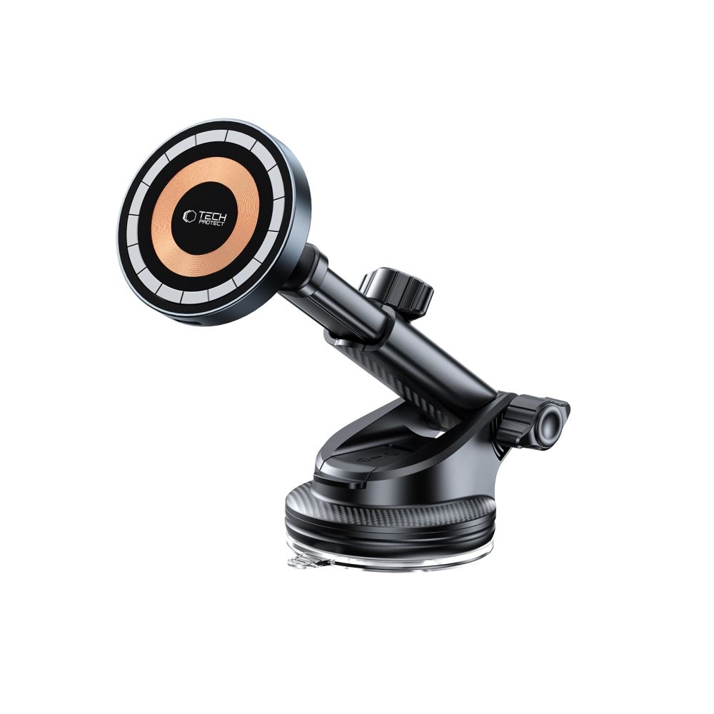Tech-Protect MM15W-V5 MagSafe držák na palubní desku a do ventilace s bezdrátovým nabíjením - černý