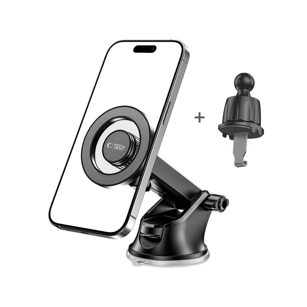 Tech-Protect N51 MagSafe držák do auta do ventilace i na palubní desku - černý