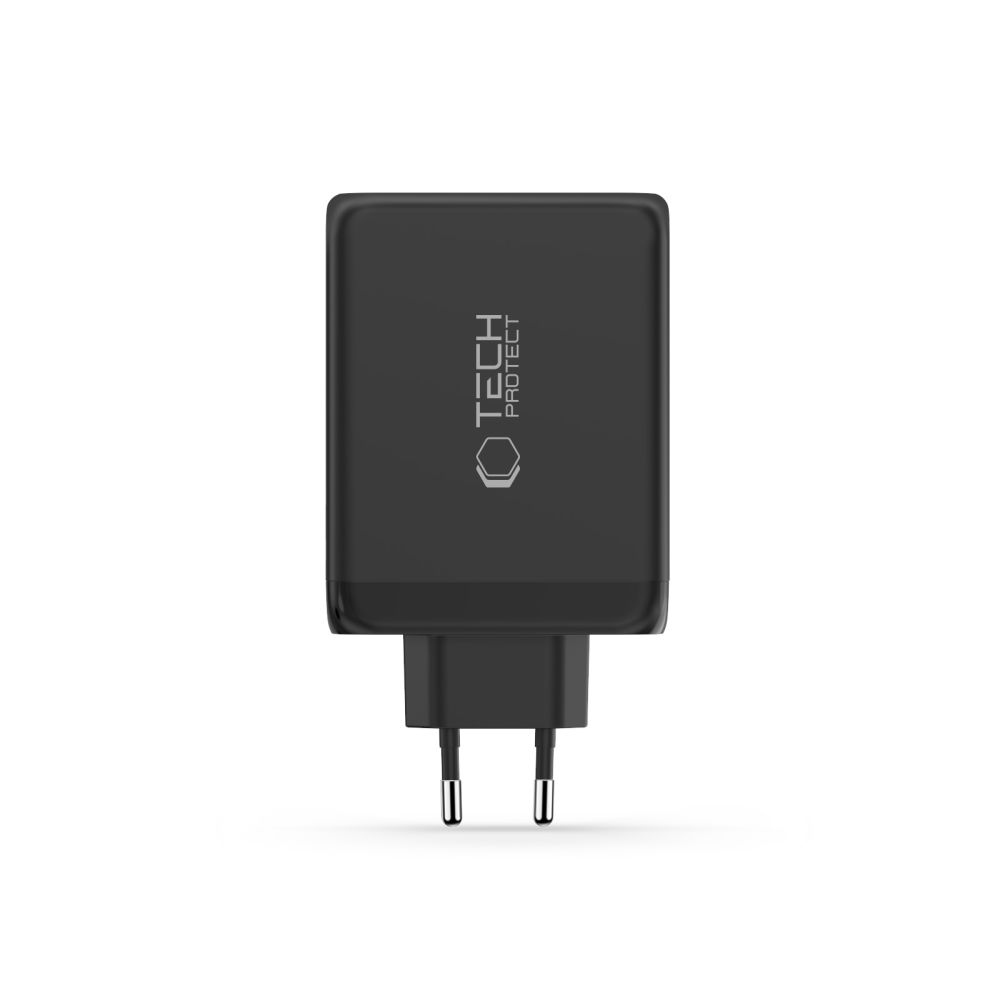 Tech-Protect NC200W-GAN 4-portová nabíječka PD200W/QC3.0 - černá