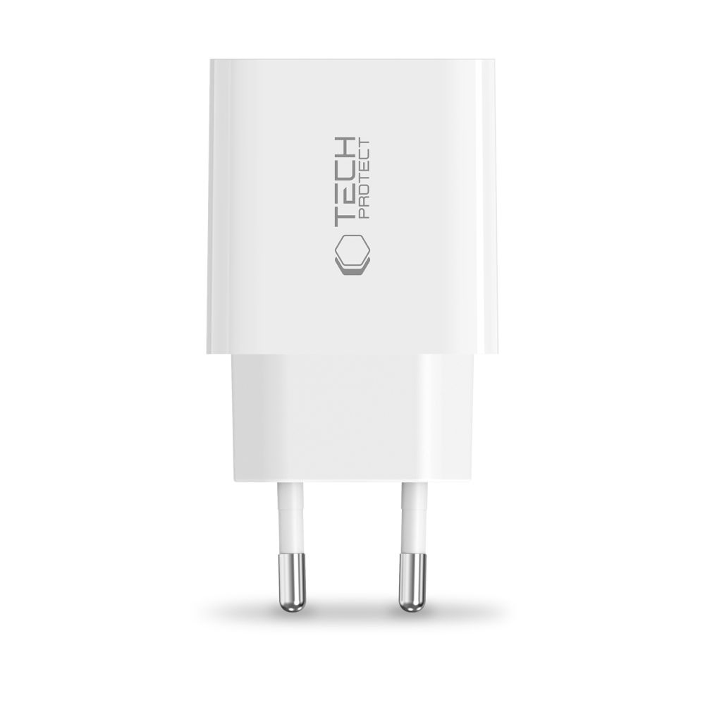 Tech-Protect NC20W USB-C Síťová nabíječka PD20W - bílá