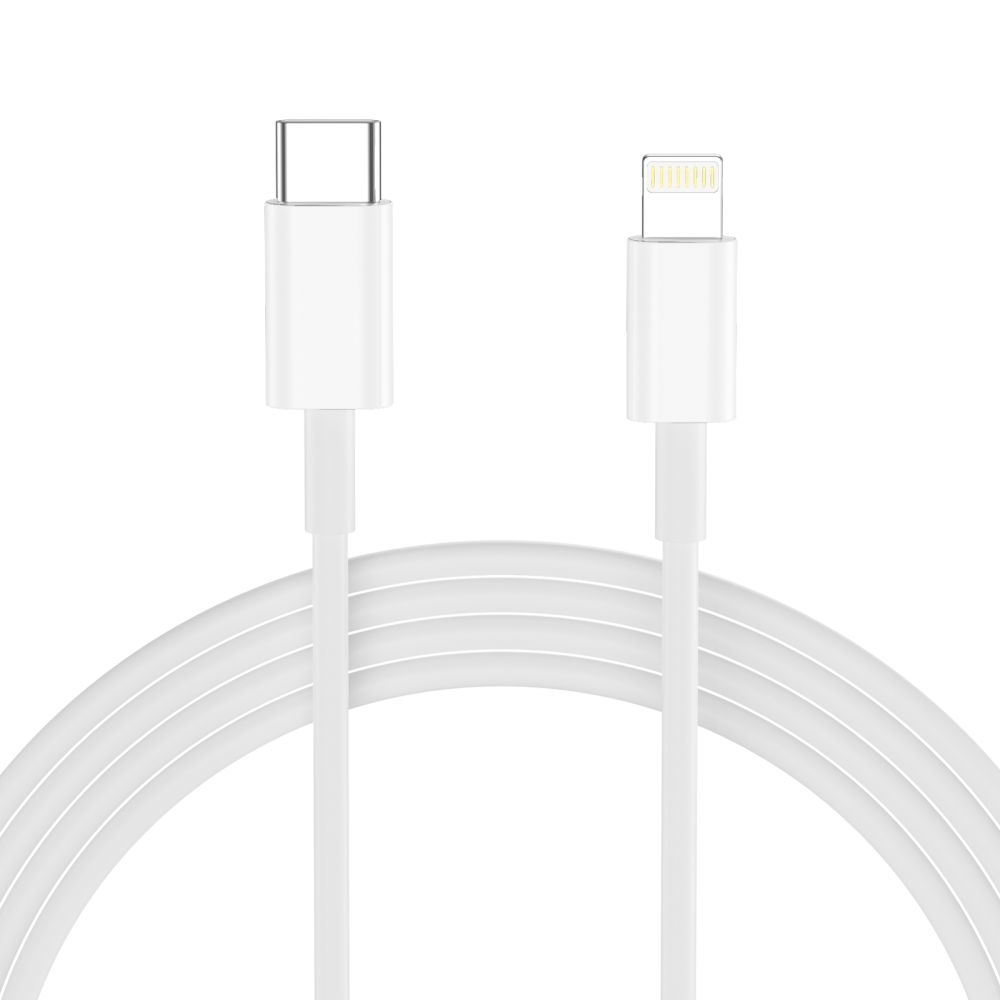 Tech-Protect NCA30 2-portová nabíječka PD 30W QC3.0 + Lightning kabel - bílá