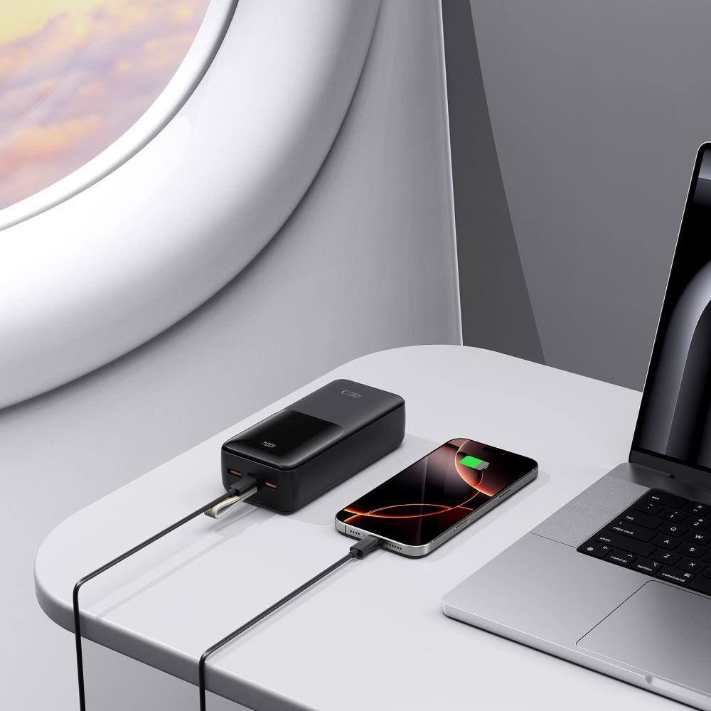 Tech-Protect PB03 powerbanka 30000mAh 22,5W - černá