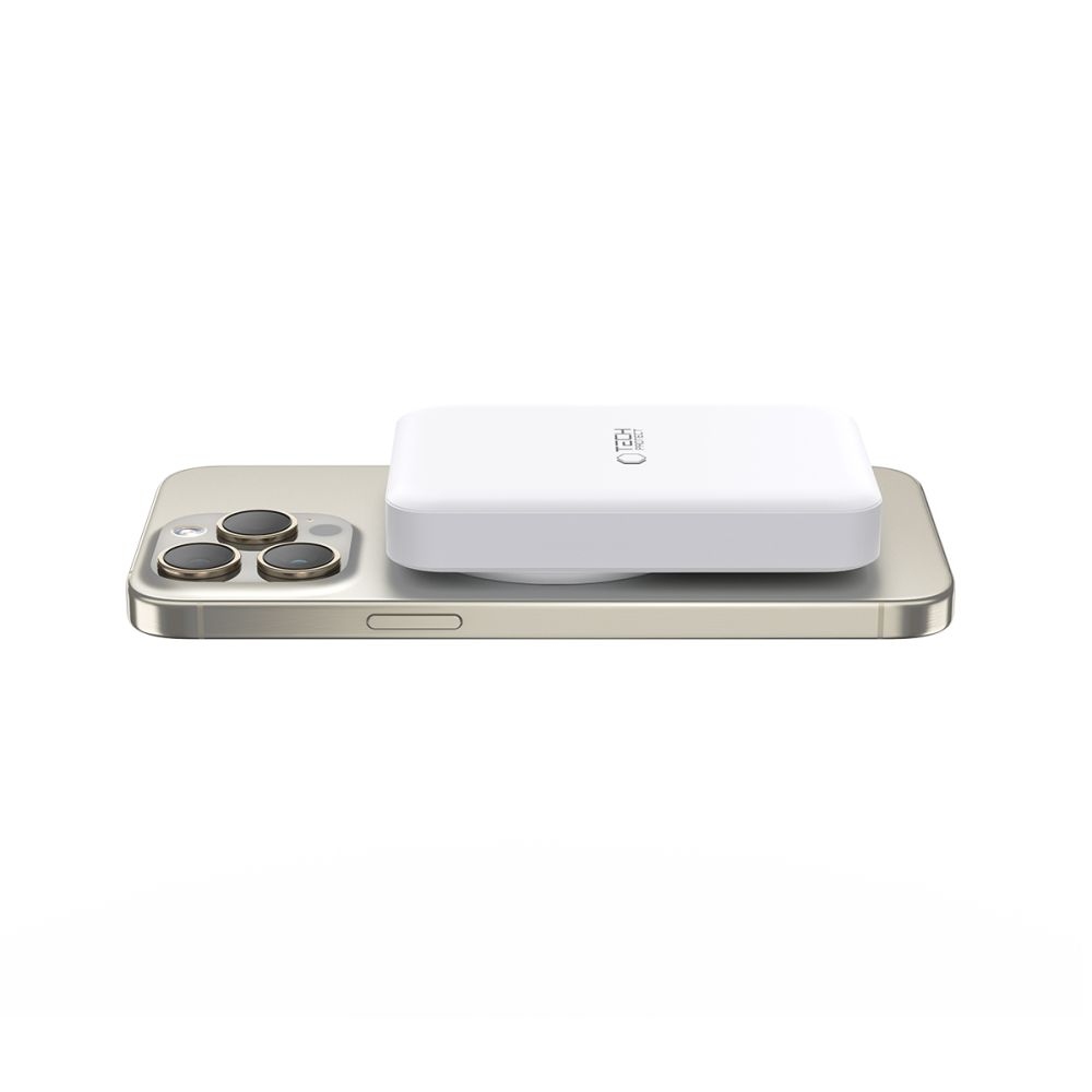 Tech-Protect PB11 LifeMag MagSafe powerbanka 10000 mAh 15W - bílá