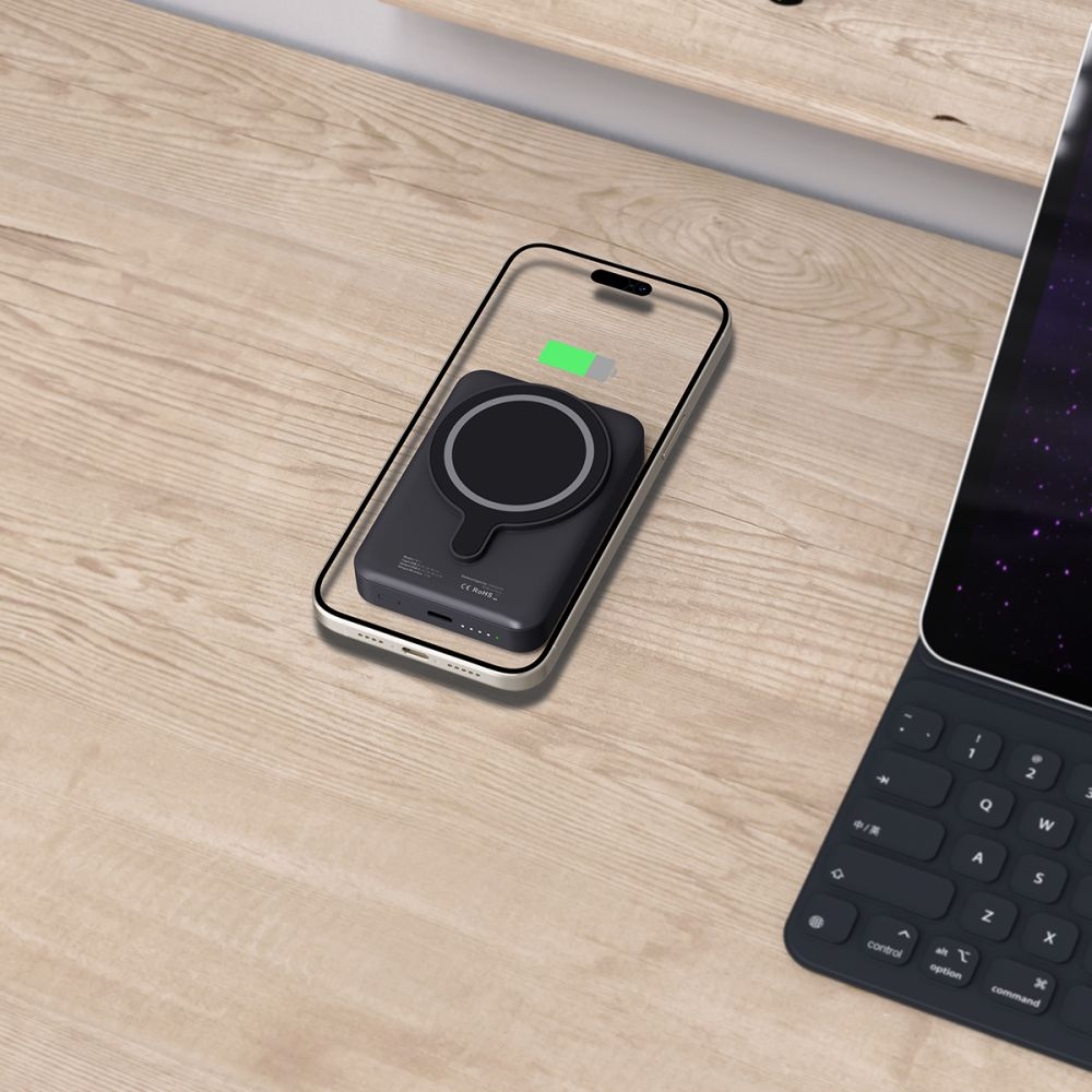 Tech-Protect PB11 LifeMag MagSafe powerbanka 10000 mAh 15W - černá