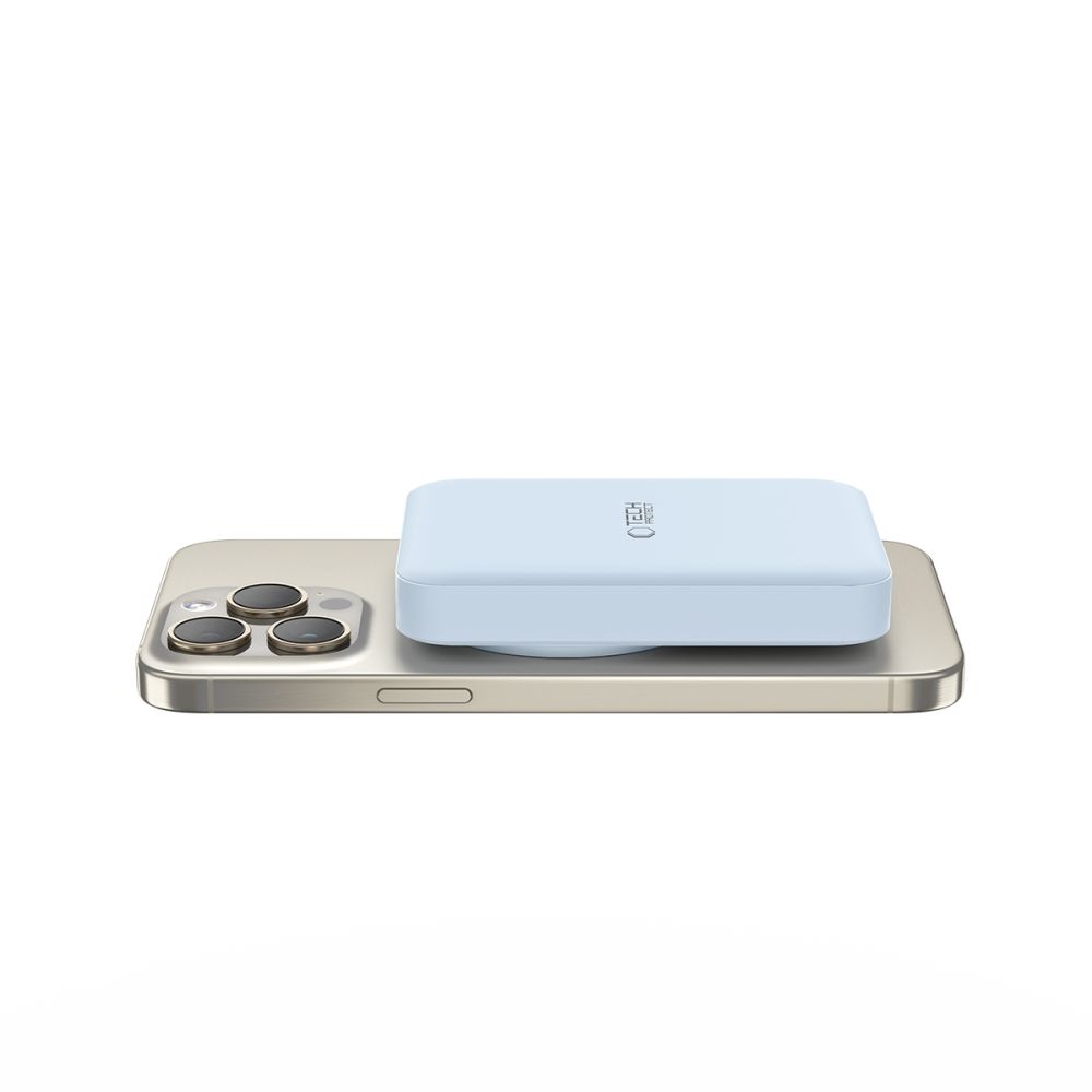 Tech-Protect PB11 LifeMag MagSafe powerbanka 10000 mAh 15W - modrá
