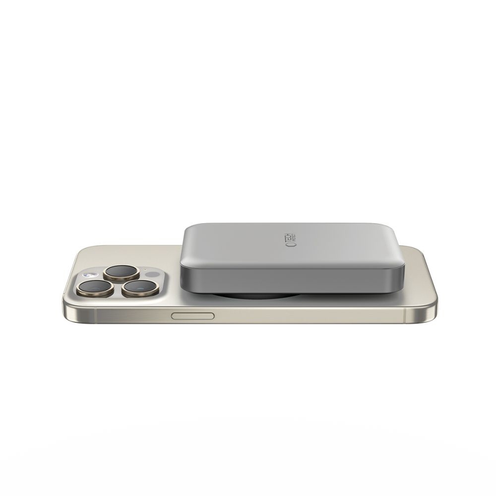 Tech-Protect PB11 LifeMag MagSafe powerbanka 10000 mAh 15W - titanium