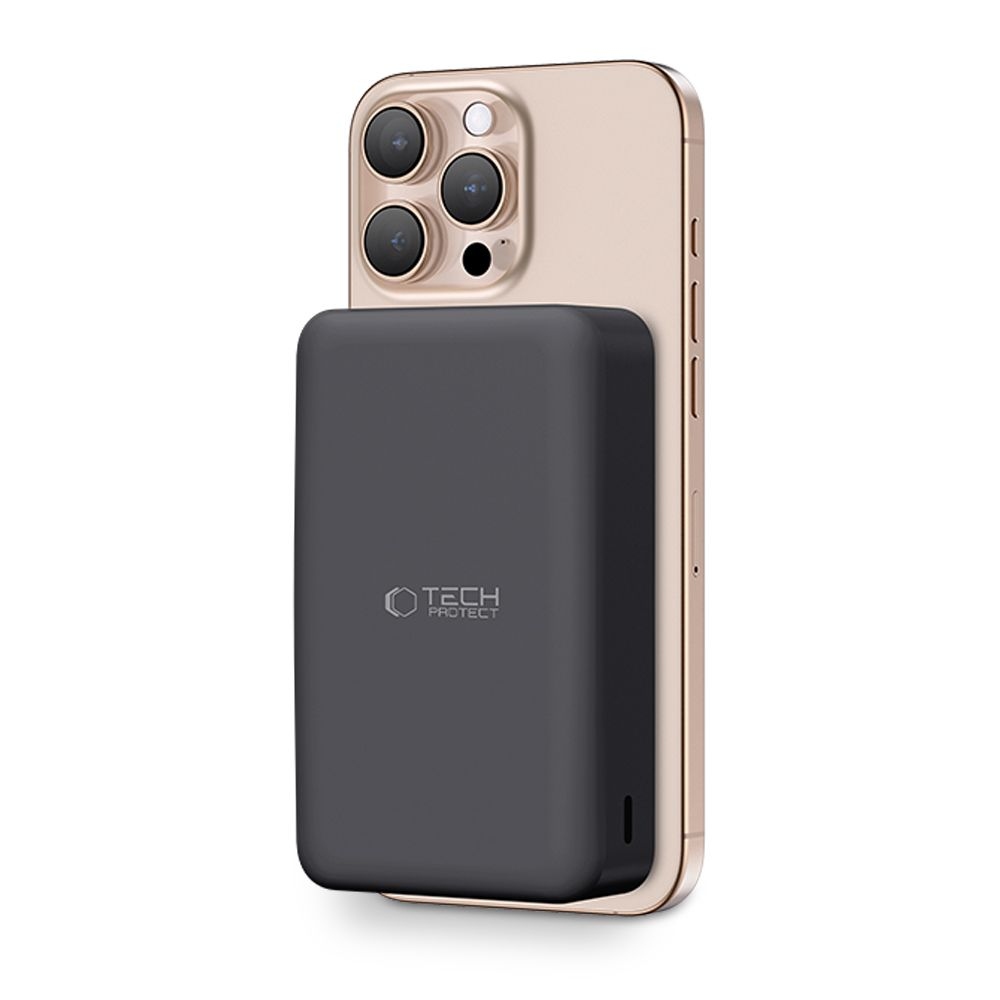 Tech-Protect PB12 LifeMag MagSafe powerbanka 20000 mAh 15W - černá