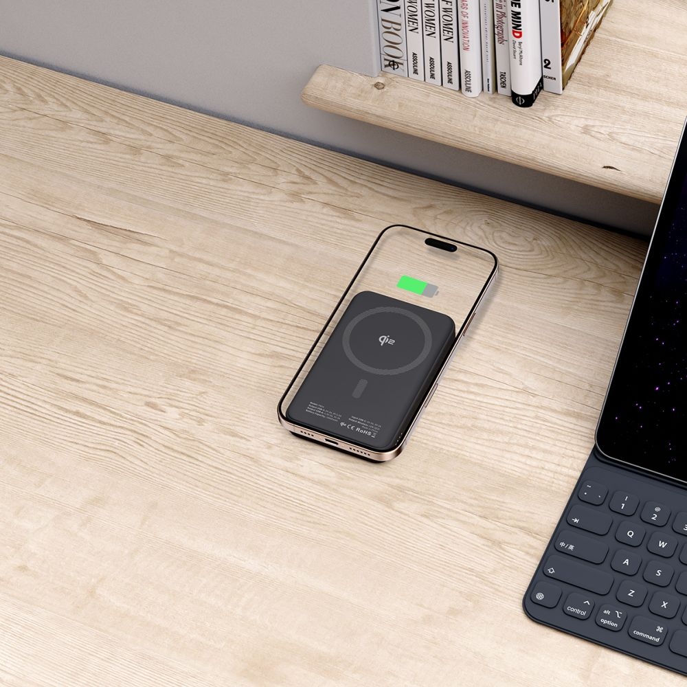 Tech-Protect PB24 LifeMag Qi2 MagSafe Powerbanka 10000mAh 15W - černá