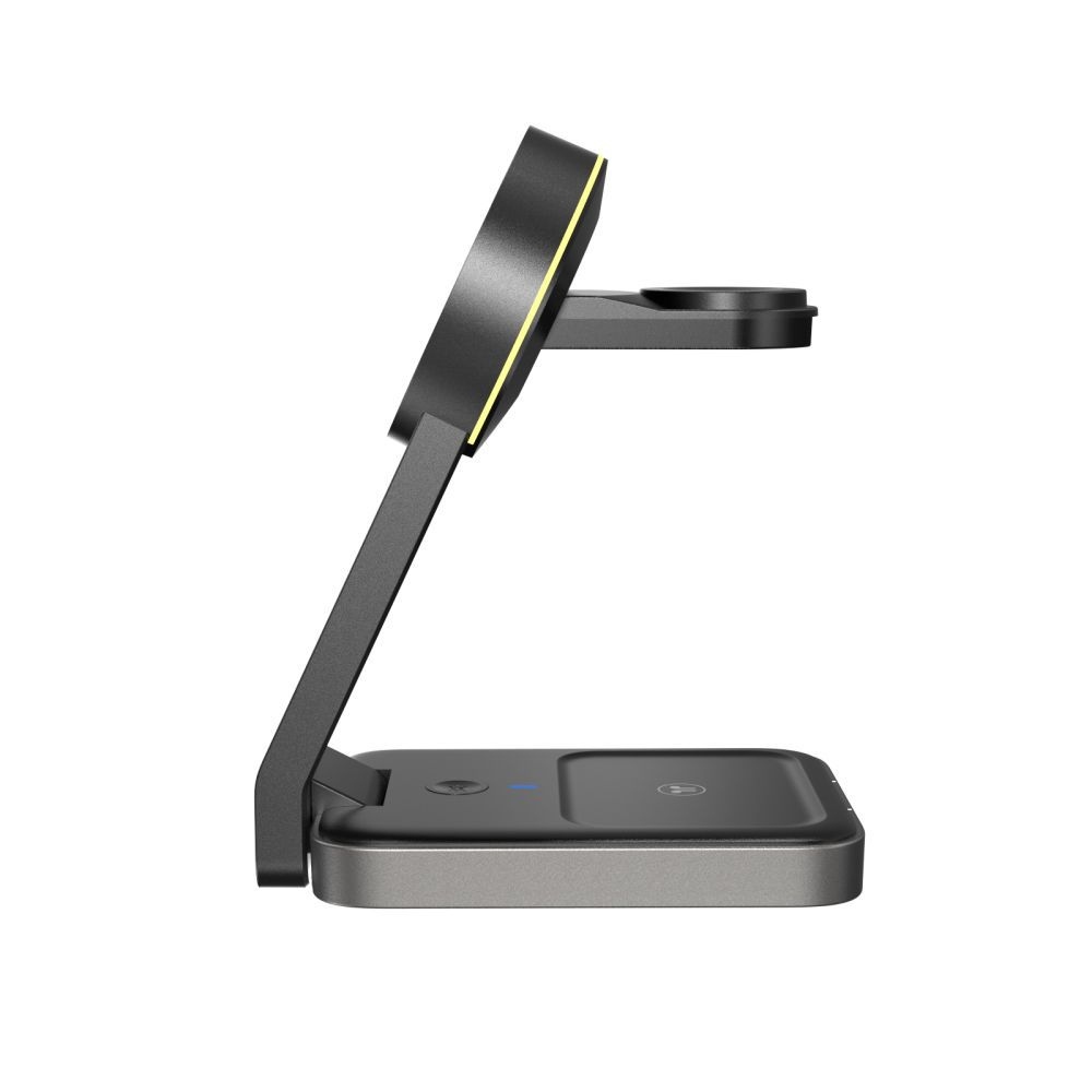 Tech-Protect QI15W-A28 cestovní nabíjecí stojánek 3v1 s MagSafe - černý