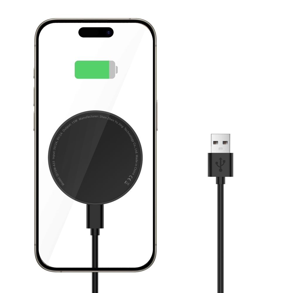 Tech-Protect QI15W-A33 bezdrátová MagSafe nabíječka se stojánkem - černá