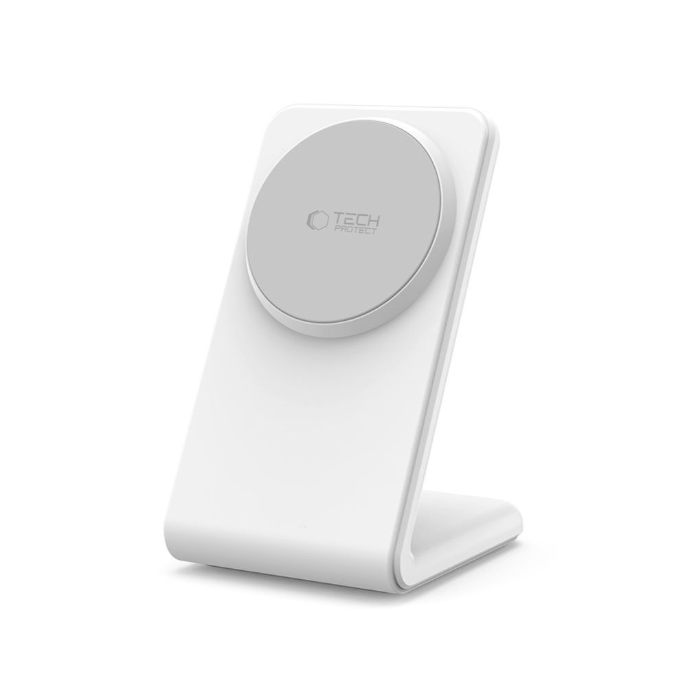 Tech-Protect QI15W-A38 magnetický MagSafe nabíjecí stojánek - bílý