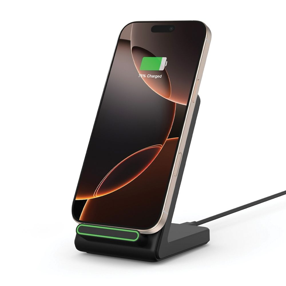 Tech-Protect QI15W-A40 bezdrátový nabíjecí stojánek - černý